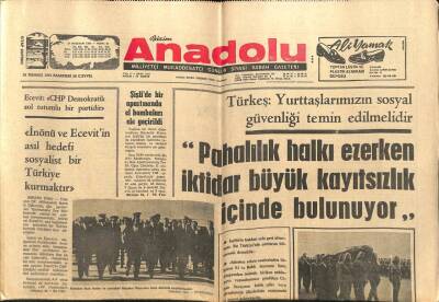 Anadolu Gazetesi 10 Temmuz 1972 - MelenYıkıcı Faaliyetler Geniş Ölçüde Önlenmiştir GZ66604 - 2