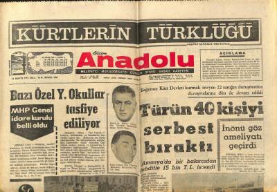 Anadolu Gazetesi 11 Mayıs 1971 - Dolar Yüzde 4 Düştü GZ97559 - 1
