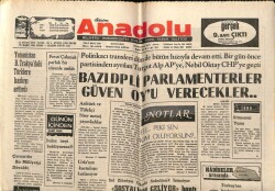 Anadolu Gazetesi 11 Nisan 1975 - Yunanistan Batı Trakya Türklerine Baskıyı Arttırdı GZ66679 - 1