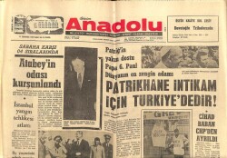 Anadolu Gazetesi 11 Temmuz 1972 - Patrikhane İntikam İçin Türkiyededir GZ66605 - 2