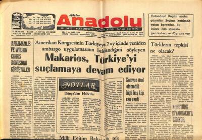 Anadolu Gazetesi 12 Ekim 1975 - Kanser 2000 Yılına Varmadan Yenilecek GZ89225 - 1