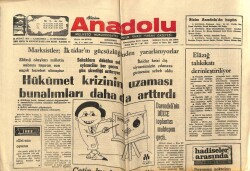 Anadolu Gazetesi 12 Şubat 1975 - Marksistler İktidarın Güçsüzlüğünden Yararlanıyorlar GZ66166 - 1