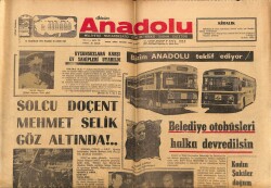 Anadolu Gazetesi 13 Haziran 1971 - Solcu Doçent Mehmet Selik Göz Altında GZ66703 - 1