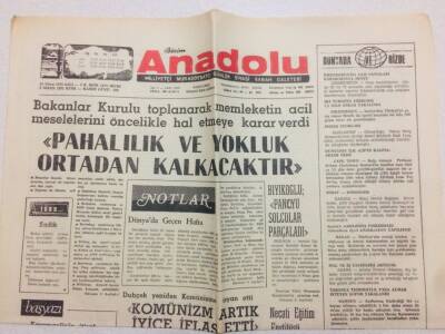 Anadolu Gazetesi 15 Nisan 1975 - Batı Trakyalı Anneler Feryat Ediyor,Yunanlılar Çocuklarımıza Ne Yaptı GZ71033 - 2