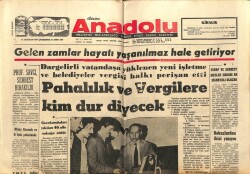 Anadolu Gazetesi 16 Haziran 1971 - Pahalılık Ve Vergilere Kim Dur Diyecek GZ66933 - 1