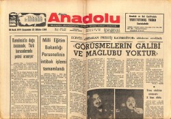 Anadolu Gazetesi 16 Ocak 1974 - Ecevit Erbakan Prestij Kaybediyor GZ66841 - 1