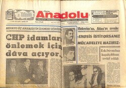 Anadolu Gazetesi 17 Mart 1972 - CHP İdamları Önlemek İçin Dava Açıyor GZ66883 - 2