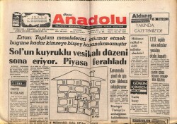 Anadolu Gazetesi 17 Nisan 1975 - Solun Kuyruklu Vesikalı Düzeni Sona Eriyor Piyasa Ferahladı GZ66836 - 2
