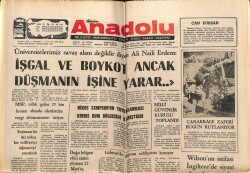 Anadolu Gazetesi 18 Mart 1976 - Lübnanda Durum Ciddiyetini Koruyor GZ66866 - 2