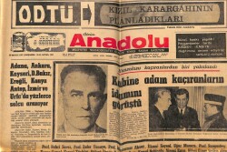 Anadolu Gazetesi 19 Mayıs 1971 - Kabine Adam Kaçıranların İdamını Görüştü GZ66877 - 1
