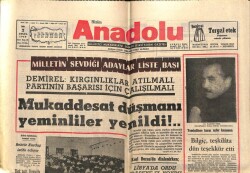 Anadolu Gazetesi 2 Eylül 1969 - Libyada Ordu İdareye El Koydu GZ66792 - 2