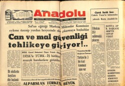 Anadolu Gazetesi 2 Eylül 1975 - Militanlar Komünist Eyleme Özenip Yurdun Heryerinde Olay Çıkarmaya Başladılar GZ66891 - 1