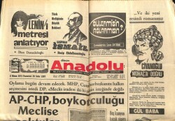 Anadolu Gazetesi 2 Nisan 1973 - Ortak Pazar Türkiye İçin Felaket Olur GZ66786 - 1