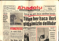 Anadolu Gazetesi 2 Temmuz 1969 - Süleyman Demirel 5 Gemi Denize İndirirken Konuştu GZ66919 - 2