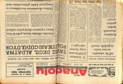 Anadolu Gazetesi 20 Ocak 1974 - Erbakan CHP İle El Ele Verip Hizmet Edeceğiz GZ66839 - 1