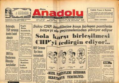 Anadolu Gazetesi 21 Ocak 1975 - Dünyada 500 Milyon Trahomlu 10 Milyon Kör Var GZ89224 - 1