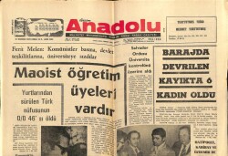Anadolu Gazetesi 21 Temmuz 1972 - Barajda Devrilen Kayıkta 6 Kadın Öldü GZ66609 - 2