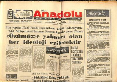 Anadolu Gazetesi 22 Nisan 1975 - 800 Bin Şeker Hastası Var GZ66668 - 1
