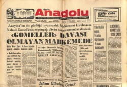 Anadolu Gazetesi 23 Ekim 1975 - Gomeller Davası Olmayan Mahkeme GZ66139 - 2