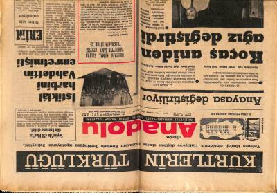 Anadolu Gazetesi 23 Nisan 1971 - Anayasa Değiştiriliyor GZ66943 - 1