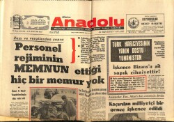 Anadolu Gazetesi 26 Mayıs 1970 - Personel Rejiminin Memnun Ettiği Bir Memur Yok GZ66128 - 2