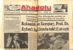 Anadolu Gazetesi 26 Mayıs 1973 - Favorisini Kesmeyen Öğretmen Dayak Yedi GZ66778 - 2