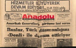 Anadolu Gazetesi 27 Ekim 1970 - Ruslar Türk Düşmanlığını Denli İle Devam Ettiriyor GZ66158 - 2