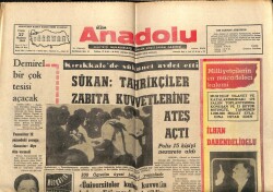 Anadolu Gazetesi 27 Haziran 1969 - SükanTahrikçiler Zabıta Kuvvetlerine Ateş Açtı GZ66938 - 2