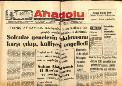 Anadolu Gazetesi 28 Ağustos 1975 - İsrail Sina Yarımadasının Yedide Birini Terk Ediyor GZ66899 - 2