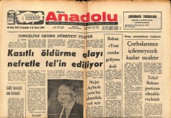 Anadolu Gazetesi 28 Mart 1974 - Erbakan Ortak Pazar Ekonomik Bağımsızlığı Zedeledi GZ66626 - 2