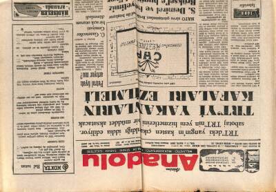 Anadolu Gazetesi 28 Mayıs 1975 - TRTyi Yakanların Kafaları Ezilmeli GZ66154 - 2