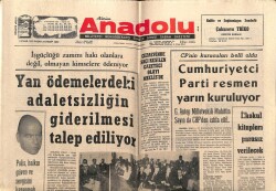 Anadolu Gazetesi 3 Eylül 1972 - Amerikada Yahudi Aleyhtarlığı Başlıyor GZ66738 - 2