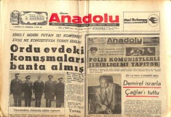 Anadolu Gazetesi 3 Haziran 1971 - TRT Genel Müdürü Öztrak İstifa Etti GZ66769 - 1