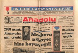 Anadolu Gazetesi 30 Ekim 1970 - Moskova Nihayet Bize Boyun Eğdi GZ66162 - 2
