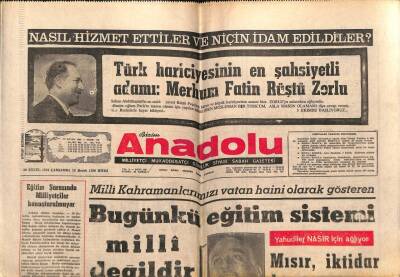 Anadolu Gazetesi 30 Eylül 1970 - Bir Cami Daha Müze Yapıldı GZ66957 - 2
