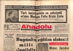 Anadolu Gazetesi 30 Eylül 1970 - Bir Cami Daha Müze Yapıldı GZ66957 - 1