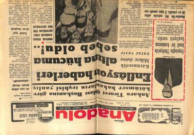 Anadolu Gazetesi 30 Haziran 1971 - Enflasyon Haberleri Altına Hücuma Sebep Oldu GZ66855 - 1