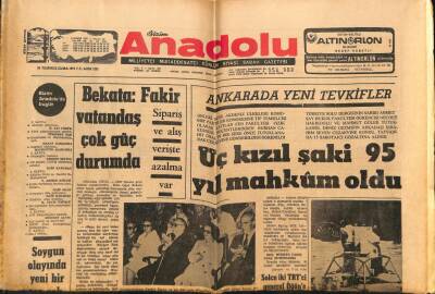 Anadolu Gazetesi 30 Temmuz 1971 - Apollo-15i Su Bastı GZ66640 - 2