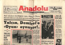 Anadolu Gazetesi 31 Ağustos 1969 - Yunanistan Lozan Anlaşmasına Uymuyor GZ66783 - 1