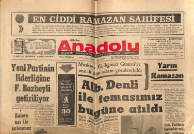 Anadolu Gazetesi 31 Ekim 1970 - Genç Ülkücüler Türk Ve Irak Hükümetini Protesto Ettiler GZ66161 - 2