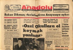 Anadolu Gazetesi 31 Mart 1971 - Dev-Gençler Şimdi de Lise Talebelerini Kaçırıyorlar GZ66814 - 2