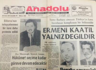 Anadolu Gazetesi 31 Ocak 1973 - Diplomatlarımızı Vuran Ermeni Katil Yalnız Değildir GZ66760 - 2