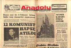 Anadolu Gazetesi 4 Temmuz 1971 - Rusya Yeni Bir A. Fedosyev Bulana Kadar Uzay Denemeleri Yapmayacak GZ66926 - 1