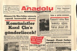 Anadolu Gazetesi 5 Temmuz 1969 - Komünistler Kızıl Çine Gönderilecek GZ66924 - 1