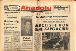 Anadolu Gazetesi 6 Şubat 1974 - Gemi Olmadığı İçin İhracat Yapamıyoruz GZ66649 - 2