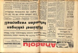 Anadolu Gazetesi 7 Nisan 1974 - Hükümet Çekingen Tutumdan Vazgeçmeli GZ66909 - 1