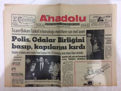 Anadolu Gazetesi 9 Ağustos 1969 - Şükrü Has Bu Akşam Boksa Veda Ediyor GZ73100 - 1