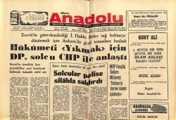 Anadolu Gazetesi 9 Ocak 1976 - İmam Hatip Liseleri Ve Bazı Gerçekler GZ66607 - 1