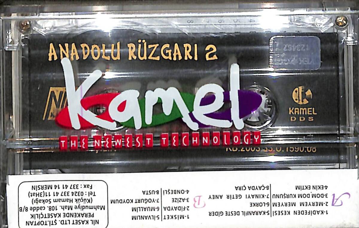 Anadolu Rüzgarı 2 - Sözlü Oyun Havaları Kaset (Sıfır Kaset) NDR28982 - 2