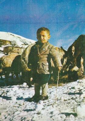 Anadolu Yaşantısı Çocuk Kartpostal KRT10537 - 1